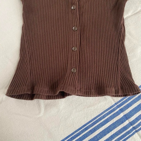 NWT Intimately Free People Most Wanted Cardi in Chocolate - Picture 2 of 8